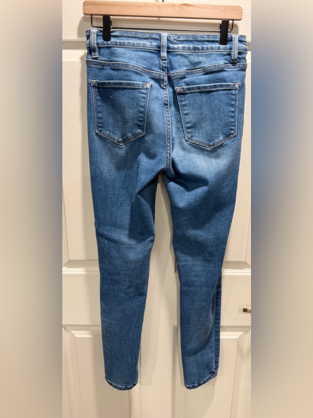 VERVET by Flying Monkey Jeans Women’s 26 Light Wash High Rise Slim Straight - Picture 7 of 12